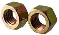 5/8&quot;-18 FINISHED HEX NUTS, GRADE 8, ZINC YELLOW CR+3 (USA)